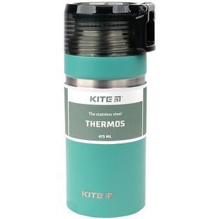 Термос 473 мл зелений Kite K21-320-02 фото