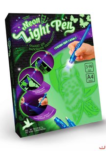 Набір Малюй світлом Neon Light Pen Сова, DankoToys (10) NLP-01-01U фото