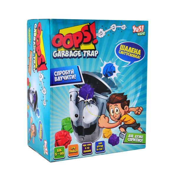 Гра настільна Oops! Пастка для сміття! Yes Kids 953764 фото