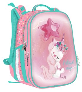 Рюкзак SchoolCase Mini 2 відділення 35х27х16см поліестер Unicorn Class 2405C фото