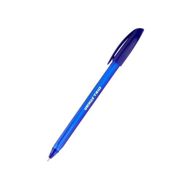 Ручка кулькова Trio синя, Unimax (12) UX-104-02 фото