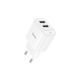 Зарядний пристрій 2&times;USB-A C141A Smart EU Білий hoco 6942007627856 фото 2