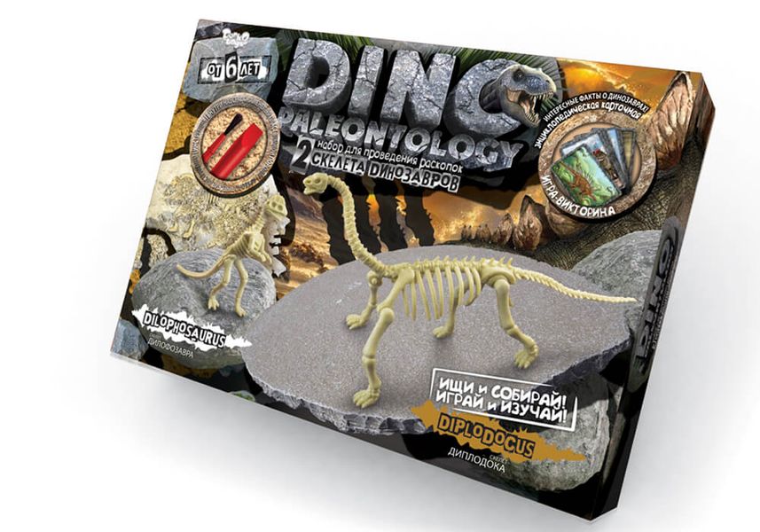 Набір розкопок Dino Paleontology-5, DankoToys (5) DP-01-05 фото