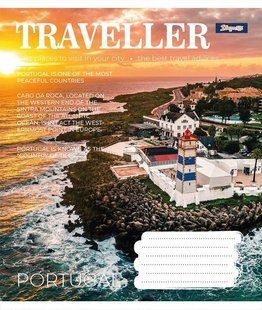 Зошит 60 клітинка Traveller 1Вересня (10/160) 766468 фото