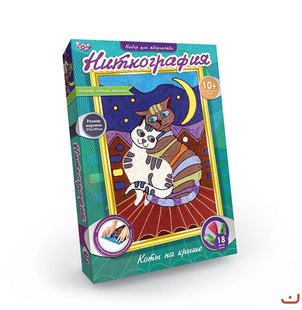 Набір для творчості Ніткографія Коти на даху, DankoToys (9) NG-01-03 фото