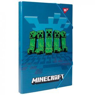 Папка для праці картонна на резинці A4 Minecraft Yes 500235 фото
