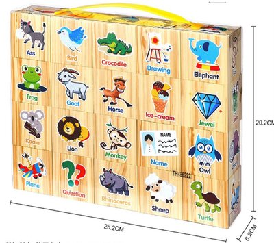 Ігрові кубики тварини EVA кубик 5см в упаковці 20шт K13806 фото