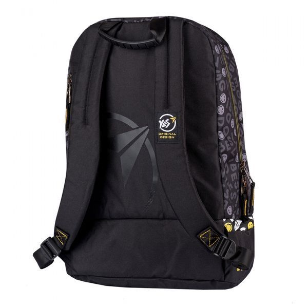 Рюкзак TS-79 Smiley World.Black&Yellow чорний Yes 552274 фото