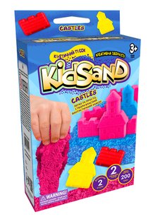 Пісок кінетичний KidSand 200 гр, коробка-2 міні Danko Toys (16) KS-05-02U фото