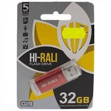 Флеш-накопичувач USB 32GB Rocket series Red Hi-Rali 143464 фото