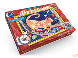 Набір для творчості Ніткографія Казковий кіт, DankoToys (9) NG-01-05 фото