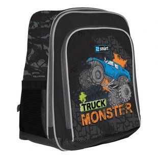 Рюкзак шкільний H-55 Monster Truck чорний Smart 558026 фото