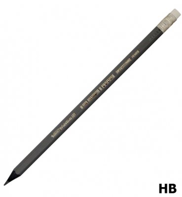 Олівець графітний пласт. з гумкою Чорний Evolution BIC (12) 918484 фото