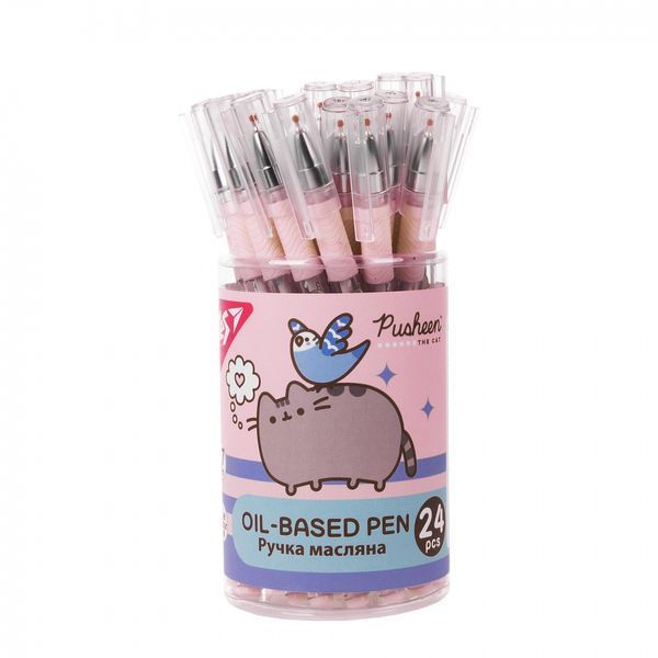 Ручка кулькова Pusheen 0,7 мм синя Yes (24) 412263 фото