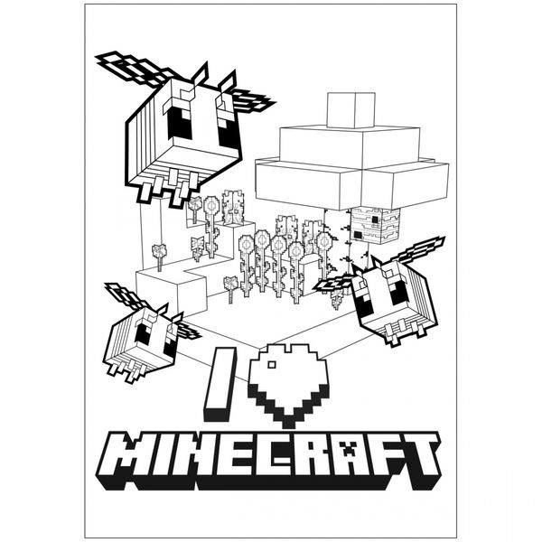 Розмальовка А4 Minecraft_2 12 стор. Yes 743219 фото