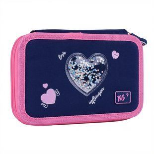 Пенал твердий подвійний HP-01 Bright Hearts Yes 533640 фото