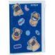 Блокнот силіконова обкладинка, 80 арк., Blue dogs Kite K22-462-4 фото 6
