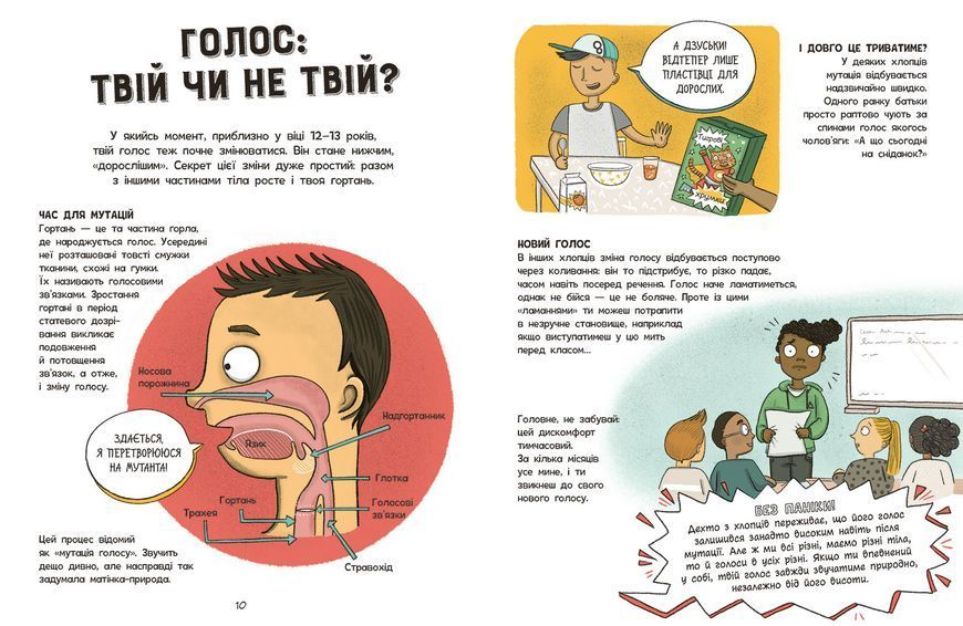 Моє тіло: Без паніки: ти просто дорослішаєш! Путівник для хлопців Ранок 562310 (N1625003У) фото