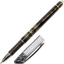 Ручка гелева пиши-стирай чорна Erasable Norma (12/144) 3177-09N фото