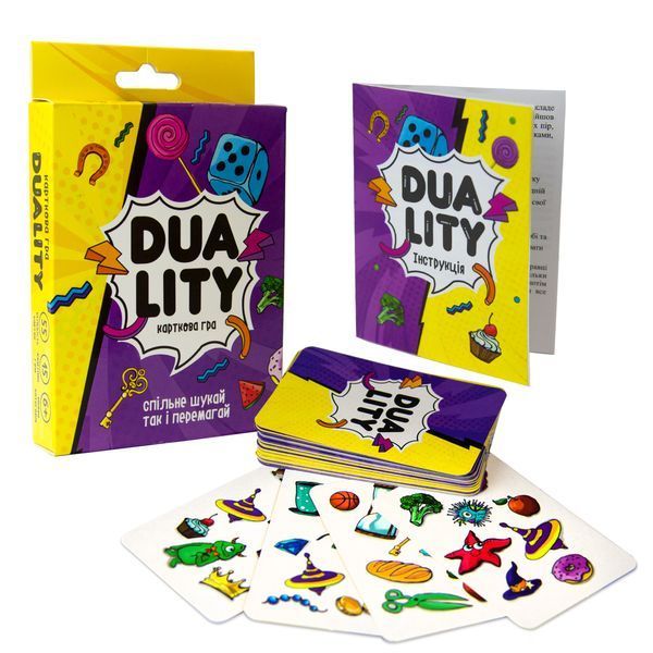 Настільна гра Duality укр Strateg (60) 30958 фото