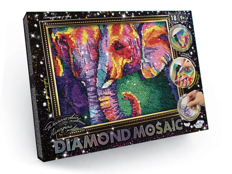 Алмазний живопис Diamond mosaik Кошенята, DankoToys (10) DM-03-01 фото