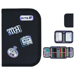 Пенал 1 від. 2 відв. з наповненням 622H MH Kite MH26-622H фото