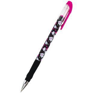 Ручка кулькова Floral Black синя Axent (24) AB1049-44-A фото