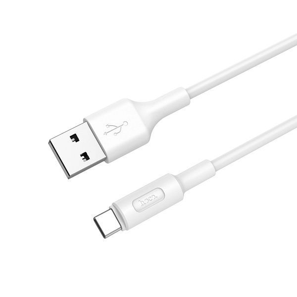 Кабель USB-A &mdash; USB-C X25 2A 1м Білий hoco 6957531080152 фото