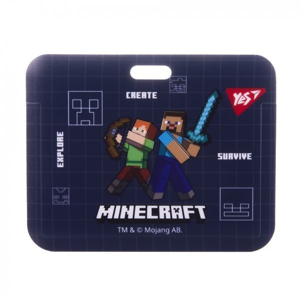 Бейдж на стрічці Minecraft горизонтальний слайдер Yes 940392 фото