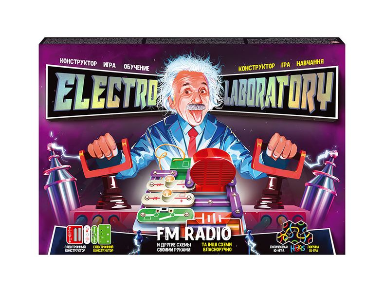 Електронний конструктор Electro Laboratory. FM Radio DankoToys (5) ELab-01-01 фото