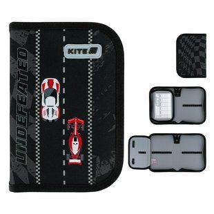 Пенал 1 від. 1 відв. без наповнення 621 Race&Win Kite K26-621-4 фото
