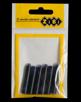 Капсули для чорнильних ручок чорні (за 6шт) Zibi ZB.2272-02 фото