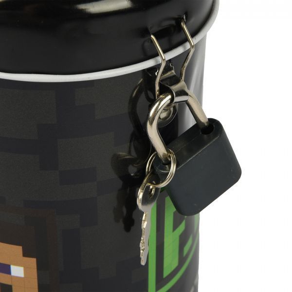 Скарбничка кругла Minecraft Heroes металева 13*7,6 см Yes 708577 фото
