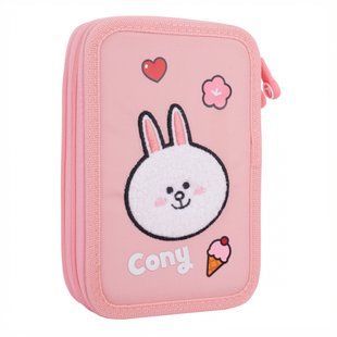 Пенал твердий подвійний HP-01 Line Friends Pretty Choco and Cony Yes 533638 фото