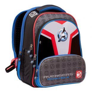 Рюкзак шкільний S-30 JUNO ULTRA Premium Marvel.Avengers сірий/чорний Yes 557364 фото