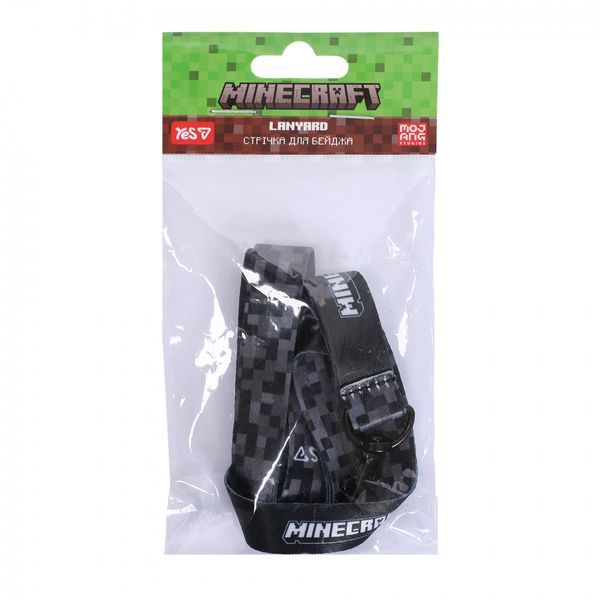 Стрічка для бейджа із карабіном Minecraft Heroes Yes 940401 фото