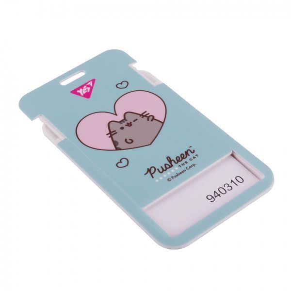 Бейдж на стрічці Pusheen вертикальний слайдер Yes 940310 фото