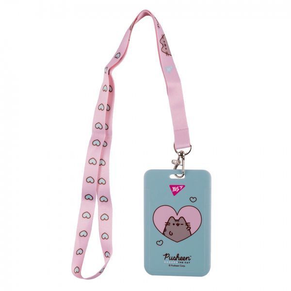 Бейдж на стрічці Pusheen вертикальний слайдер Yes 940310 фото