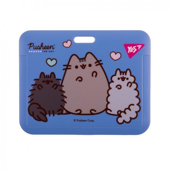 Бейдж на стрічці Pusheen горизонтальний слайдер Yes 940394 фото