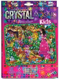 Набір для творчості Crystal mosaic kids Білосніжка, DankoToys (10) CRMK-01-07 фото