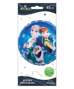 Куля повітряна фольгована Холодне серце Frozen Fever 45 см Pelican 835158 фото