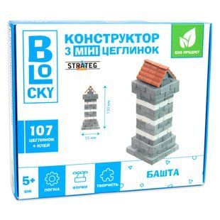 Набір Будівельний з міні-цеглинок BLOCKY Башта Strateg 31022 фото