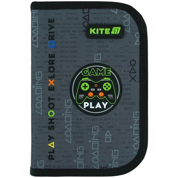Пенал 1 від. 2 відв. з наповненням 622H Good Game Kite K26-622H-2 фото
