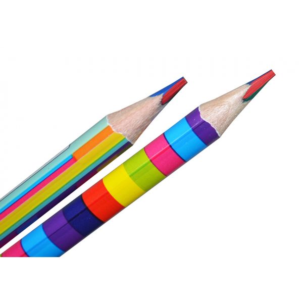Олівець різнокольоровий Rainbow трикутний Yes (36) 290575 фото