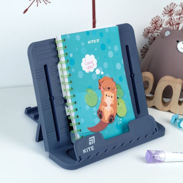 Підставка для книг пластикова синій індиго Kite K26-330-4 фото