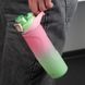 Пляшечка для води 760 мл рожево-салатова Kite K26-1200-2 фото 5