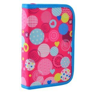 Пенал твердий одинарний з двома клапанами HP-04 Сolourful spots Smart 532034 фото