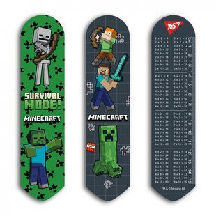 Закладка 2D Minecraft чорна Yes 708337 фото