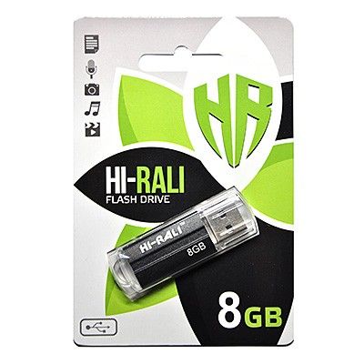 Флеш-накопичувач USB 8GB Corsair series Black Hi-Rali HI-8GBCORBK фото