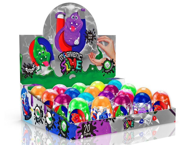 В'язка маса Magnetic Slime колба, DankoToys (20) SLM-Mg-01-01U фото